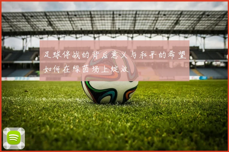 足球停战的背后意义与和平的希望如何在绿茵场上绽放